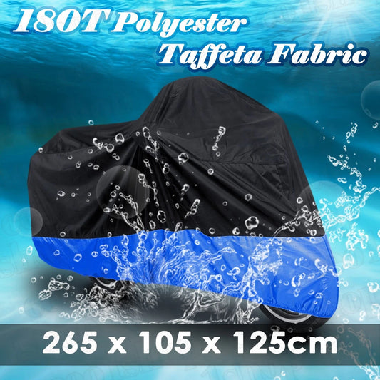 Cover / Black Blue / Motorcycle Cover for Kawasaki VN