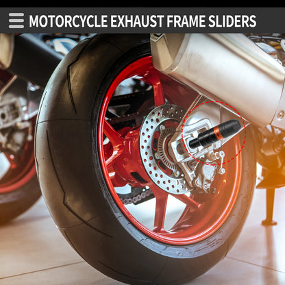 Orange Motorcycle Frame Slider Exhaust Anti Crash Protector for Honda