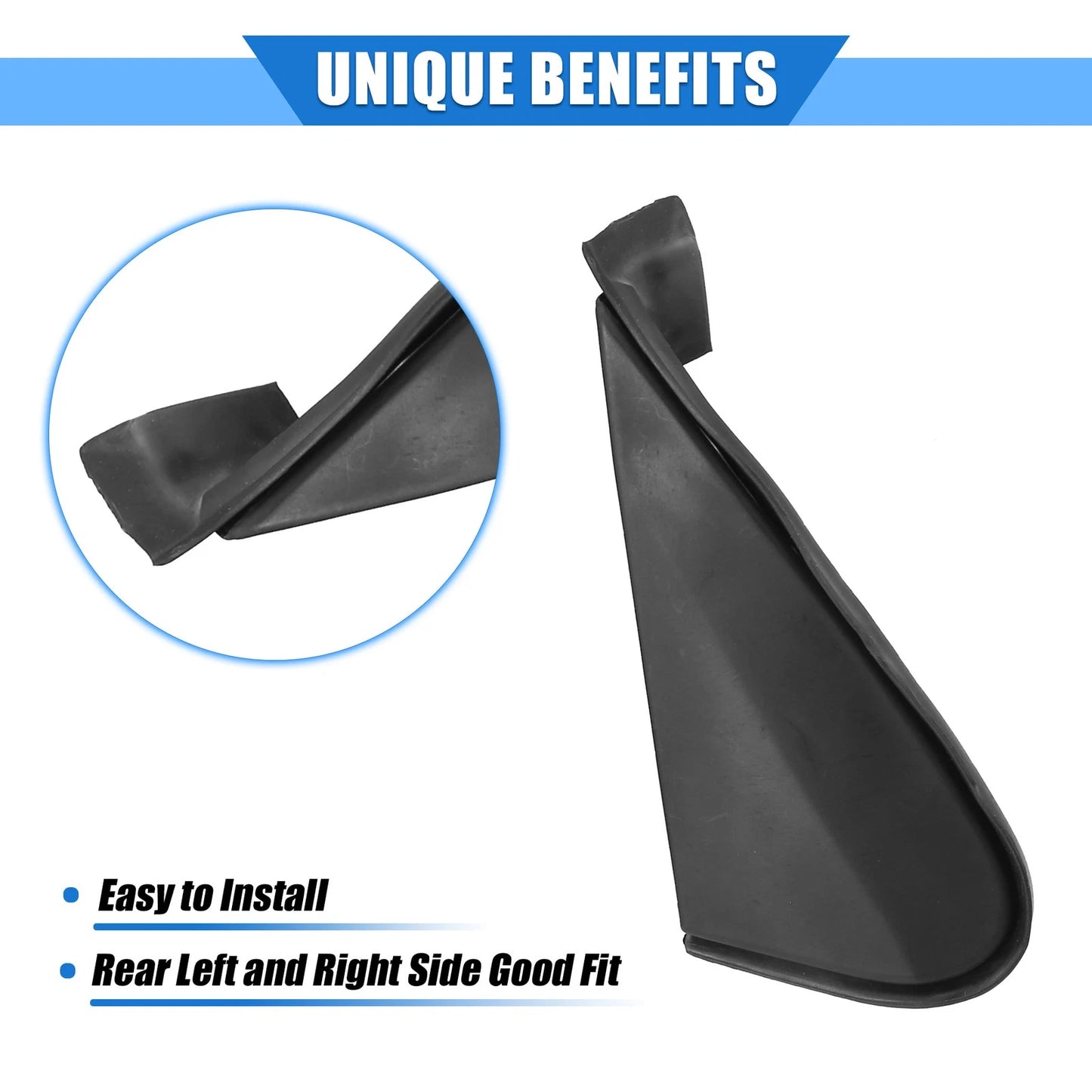Left Right Mirror Corner Triangle Fender Covers for Toyota Land Cruiser