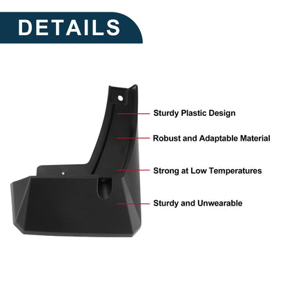 Mud Flaps Splash Guards 1 Set for Toyota Avanza (2022-2023)
