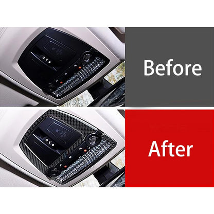 Carbon Fiber Front Dome Light Cover Trim for BMW 5 Series, X3 (2001-2023)