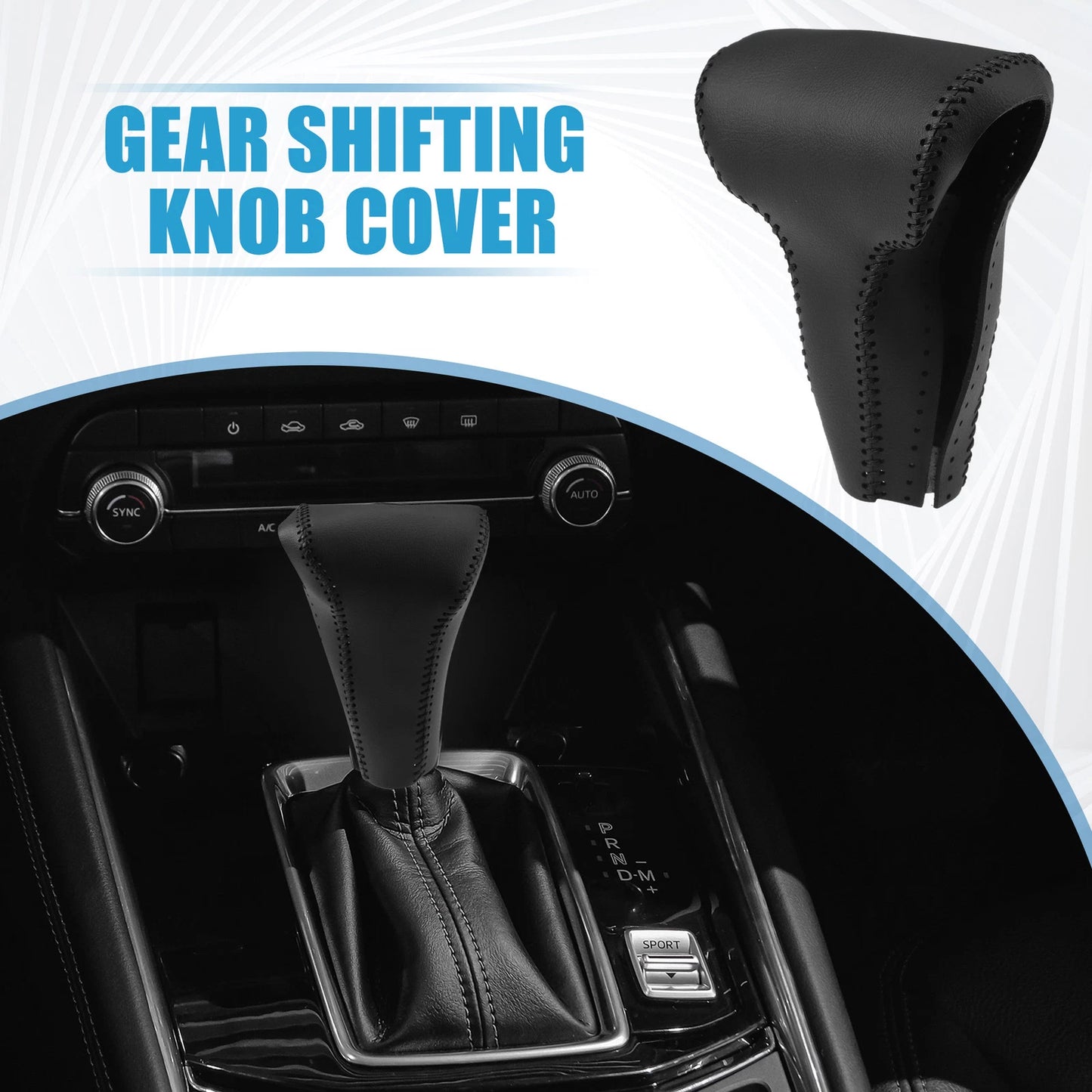 Black Gear Shift Knob Cover for Honda CR-V (2017)