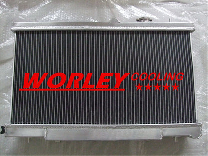 3 Row Aluminum Radiator for Subaru WRX/WRX STi 2.5L EJ25 H4 Turbo (2006-2007)