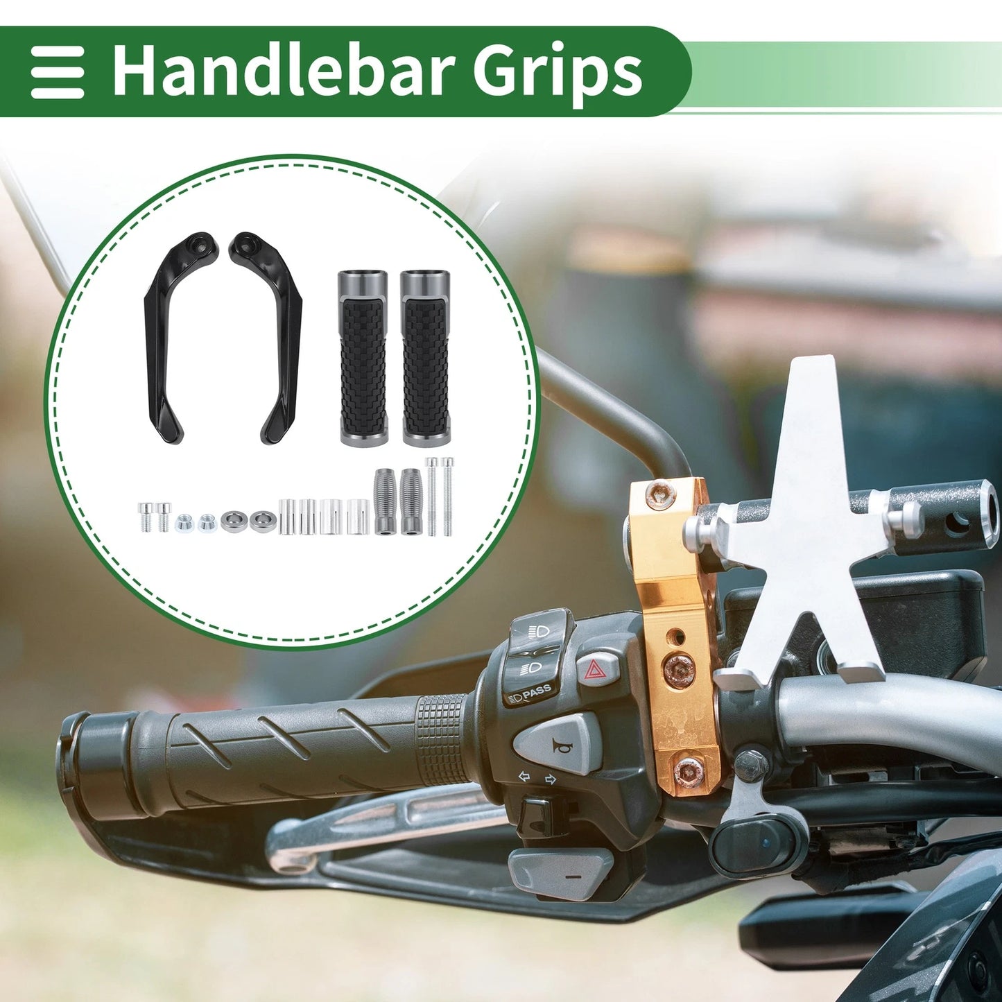 Grips Cover Kit 22mm for Motorcycle