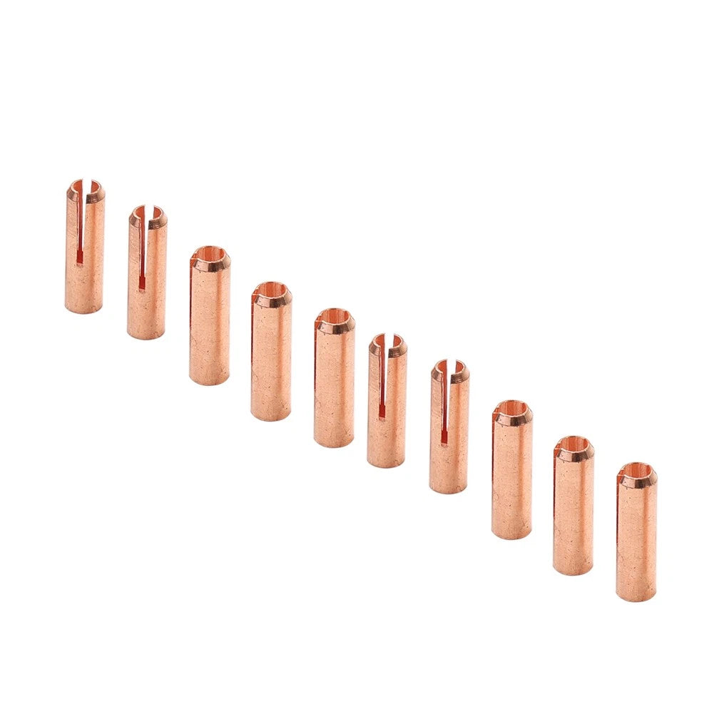 10PCS 2.4mm Short Collets for WP-24 WP-24W Tig Welding Torch (No Year)