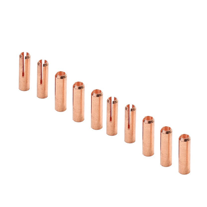 10PCS 2.4mm Short Collets for WP-24 WP-24W Tig Welding Torch (No Year)