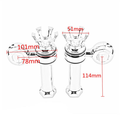 Handlebar Riser Clamps Kit 1" for Harley