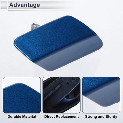 Front Right Bumper Headlight Washer Nozzle Cover Cap for BMW 320i Blue