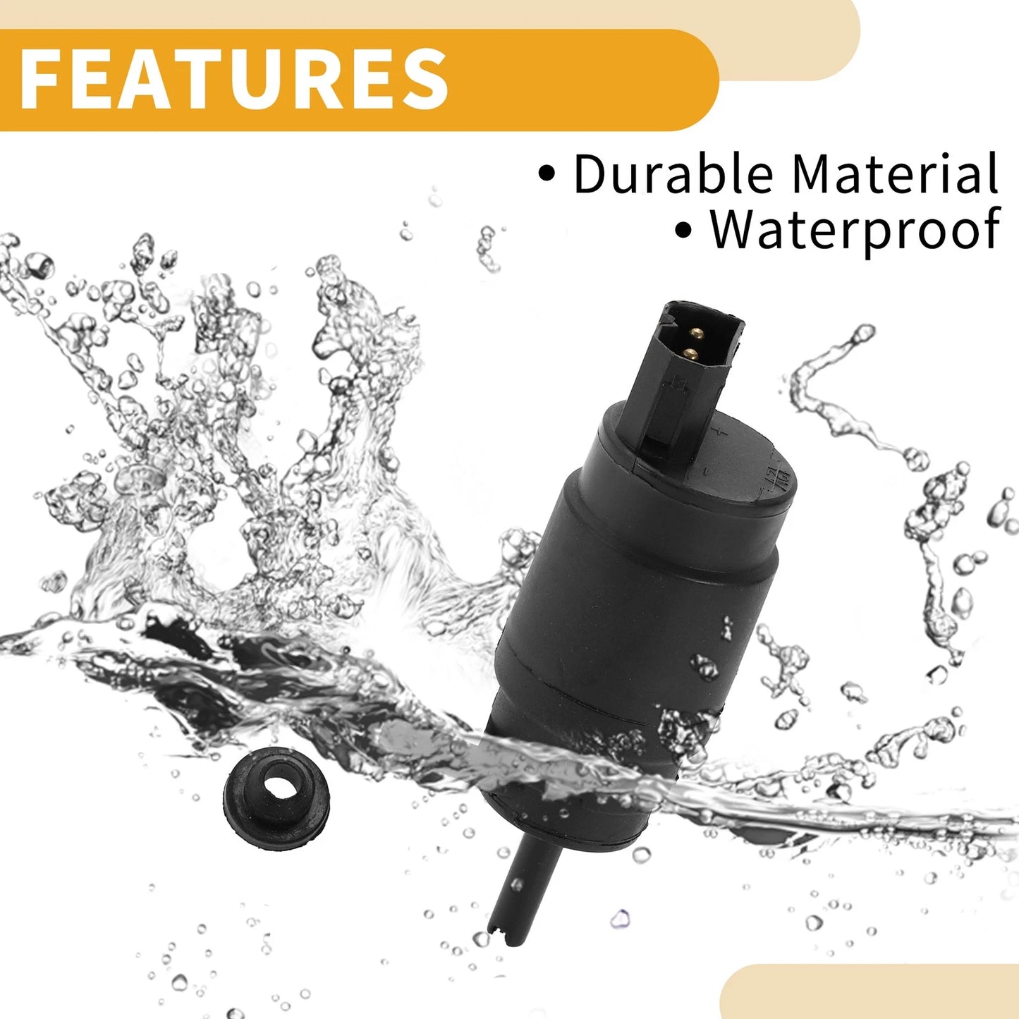 Windshield Washer Pump w/ Grommet for BMW Z3 (1996-2002)