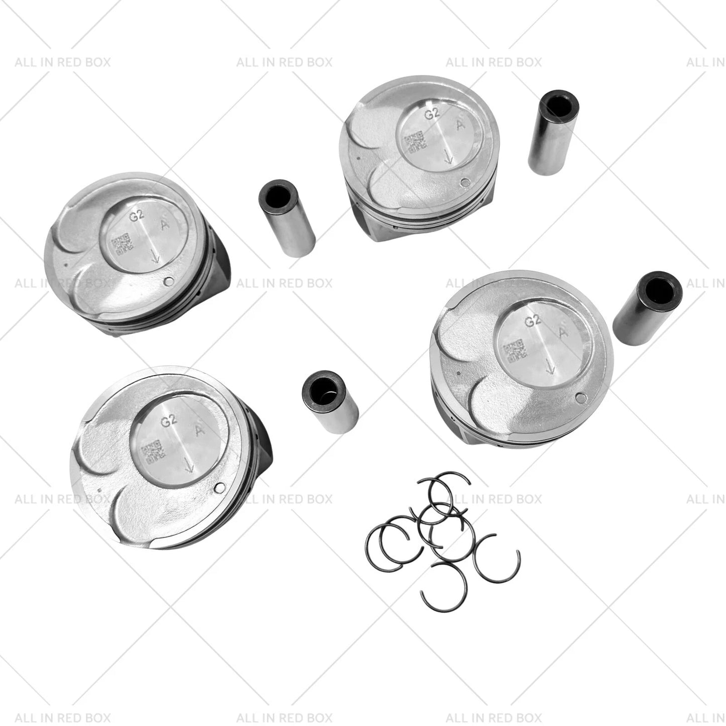 4 x Piston & Rings Connecting Rod Kit for Kia Soul Forte Koup 2.0L (14-18)