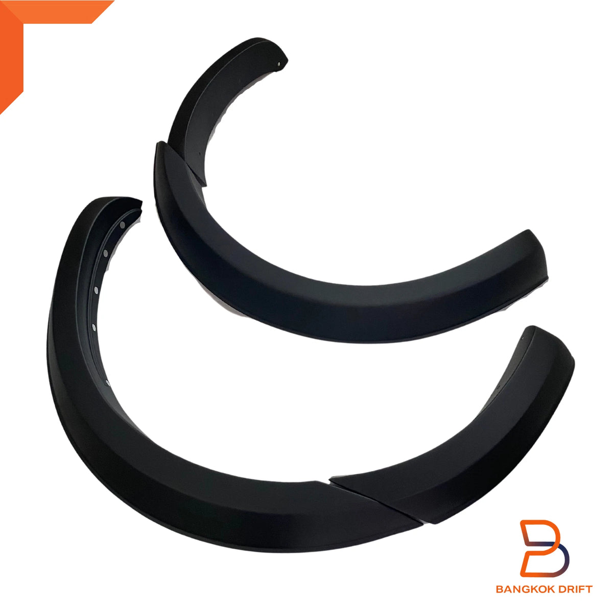 Matt Black Fender Flares for Ford Ranger PX3 (2018-2021)