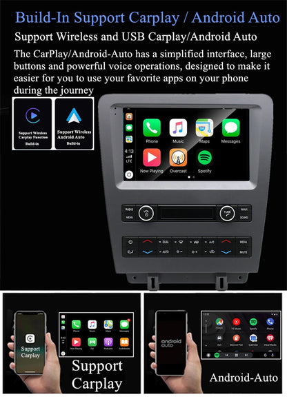 9" Android Stereo Radio GPS Navigation for 2010-2014 Ford Mustang