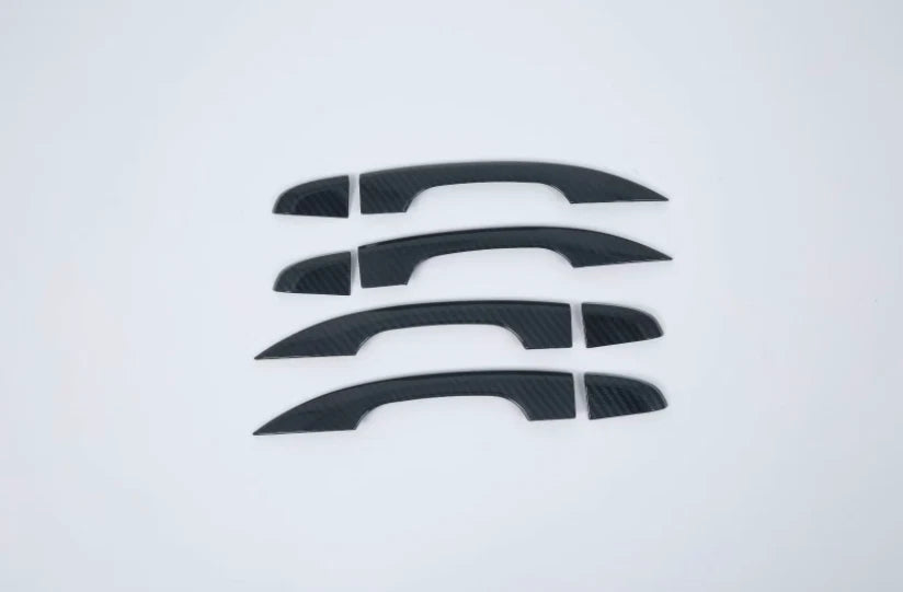 Carbon Fiber Outer Door Handle Cover Trim for Honda Accord 4DR Sedan (2018-2021)