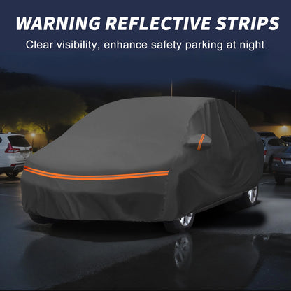 Waterproof Car Cover for Kia Cee'd 2007-2018, PEVA Spunlace Cotton, Zipper