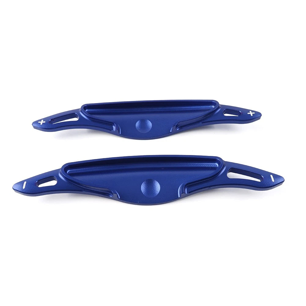 Steering Wheel Paddle Shifter Extensions for Hyundai i30 Blue (2017-2023)