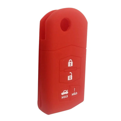 Silicone 4 Button Keychain Cover for Mazda 3, 6, RX-8 (2004-2013)