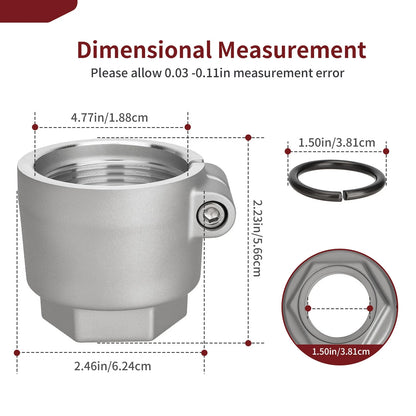 Axle Nut w/ Retaining Ring for Polaris Trail Boss/Trail Blazer 330 Scrambler 500 (1999–2004)