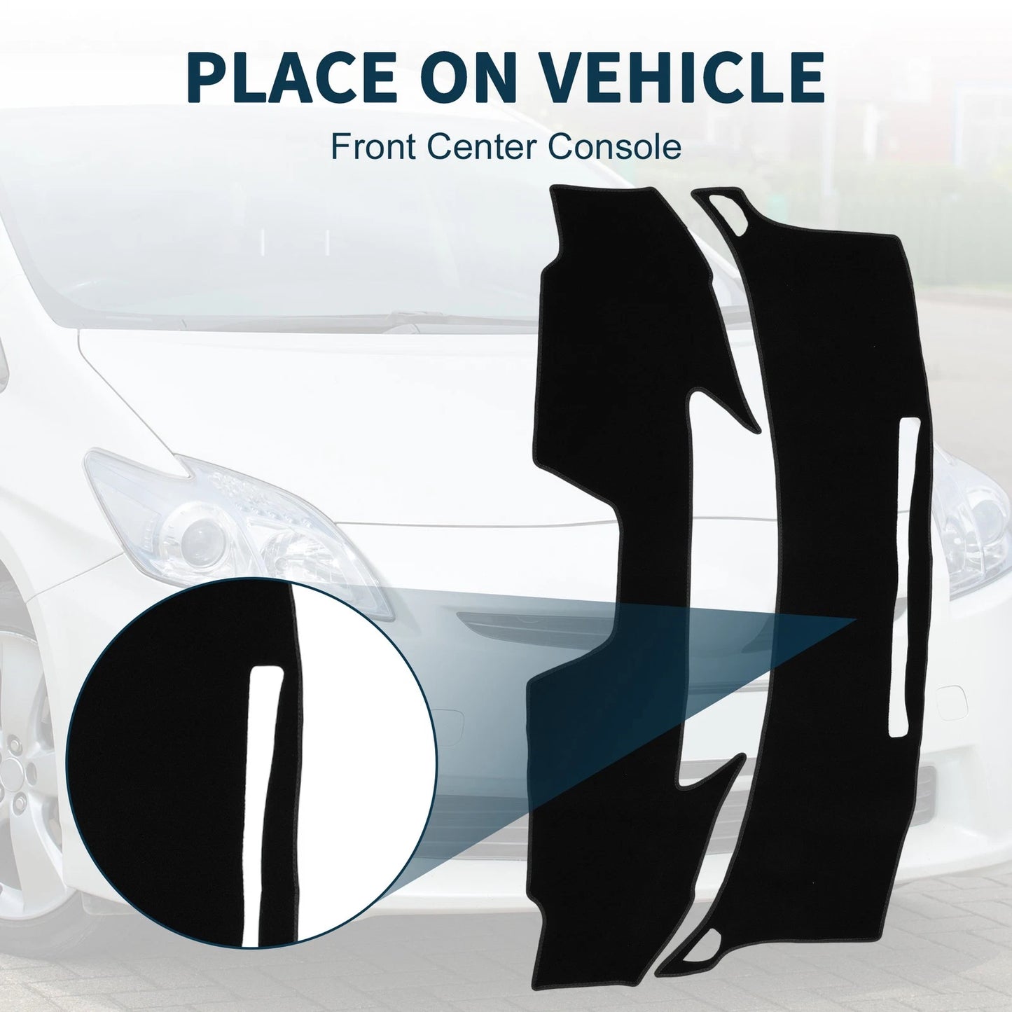 Dashboard Dash Cover Mat for Toyota Prius (2015–2017)