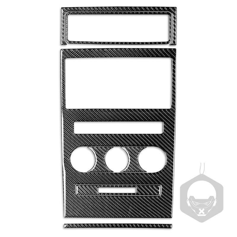 Real Carbon Fiber Console AC Panel Trim Kit for RAM 1500 2009-2012