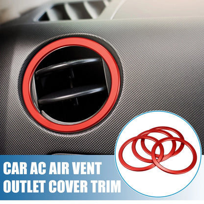 AC Air Vent Outlet Cover Ring Trim for Toyota Tundra 2014-2021 (Set of 4)
