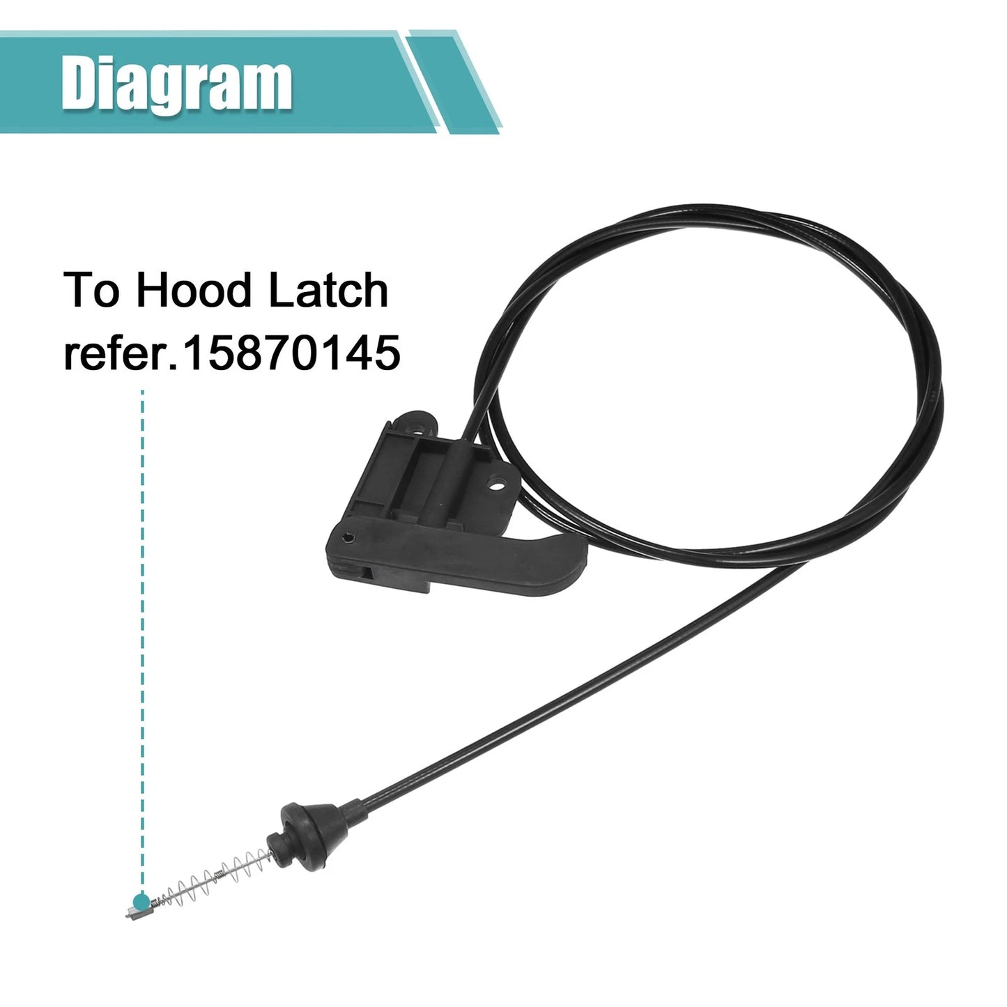 Hood Latch Release Cable for Chevrolet Blazer (1995 - 2001)