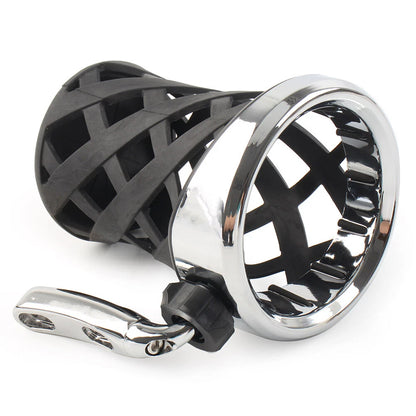 Universal Handlebar Cup Holder with Mesh Basket for Harley