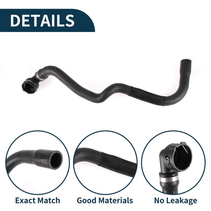 Radiator Hose Water Pipe for Volvo V60 (2012) - Rubber Black 1 Pcs