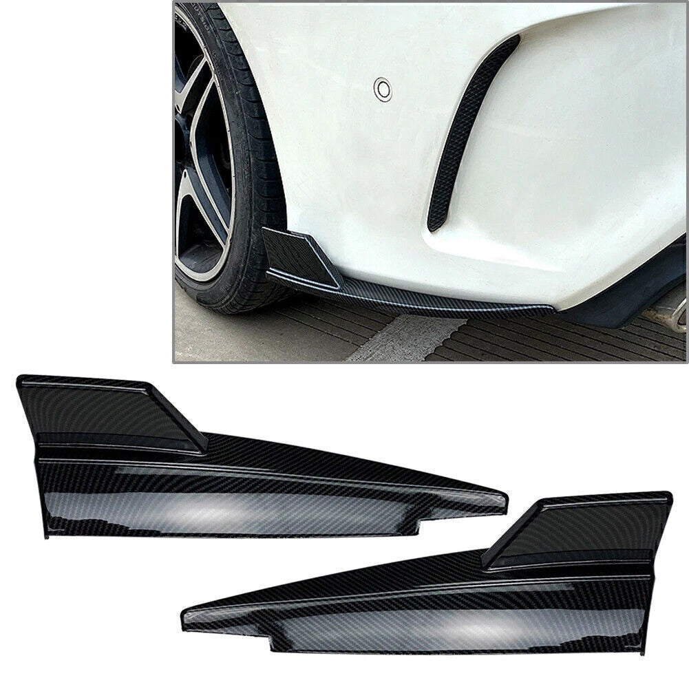 Rear Bumper Canard Splitter Side Vent Kit for 2013-2019 Mercedes CLA-Class C117