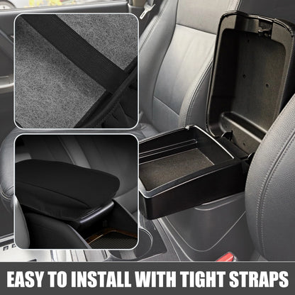 Car Center Console Armrest Cover for Dodge Durango (2011-2020) Black