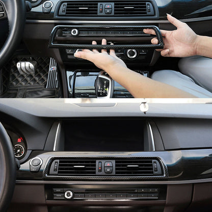 Carbon Fiber Air Vent Outlet Frame Cover for BMW 5 Series F10 (11-17)