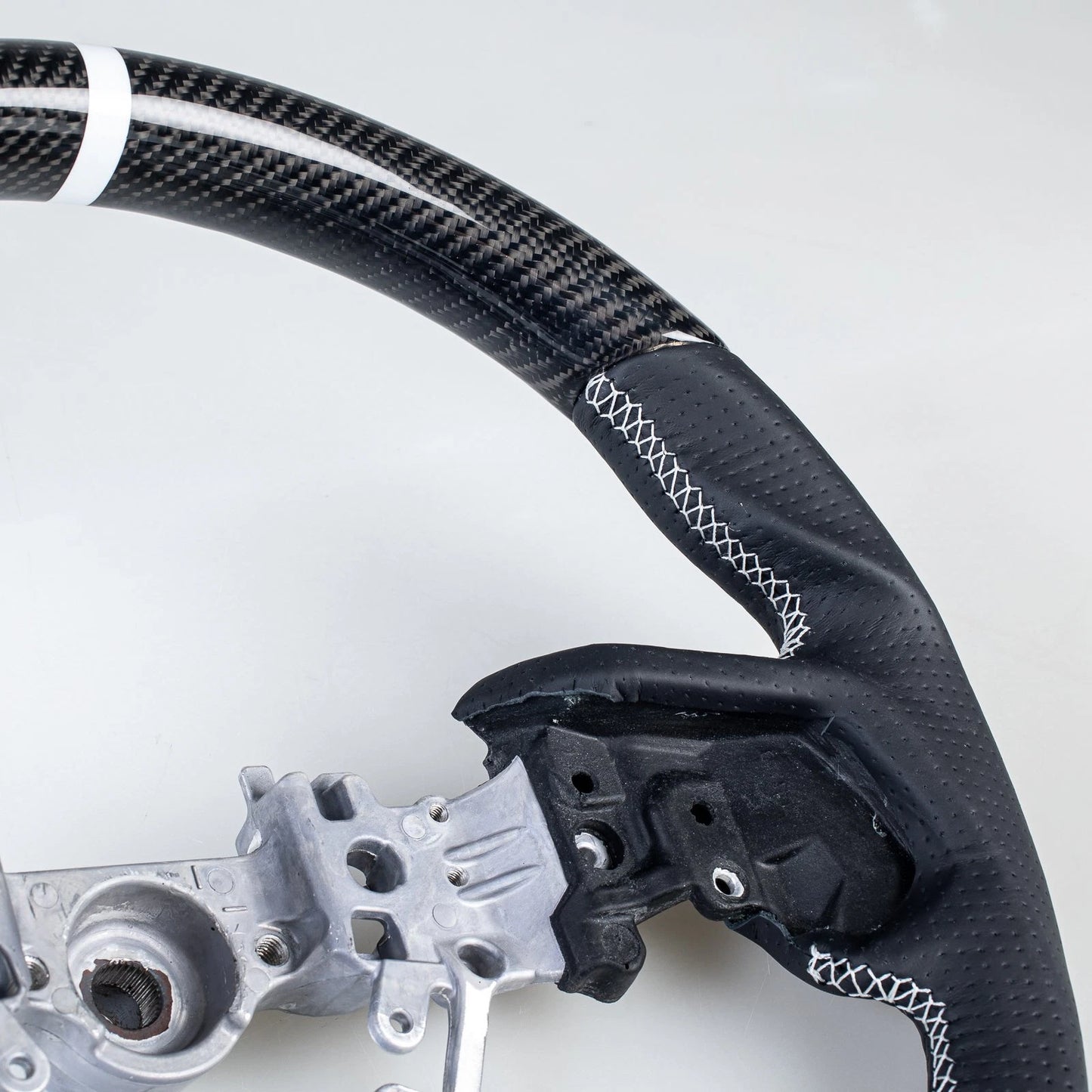 Carbon Flat Bottom Leather Steering Wheel for Subaru WRX (2022-2023)