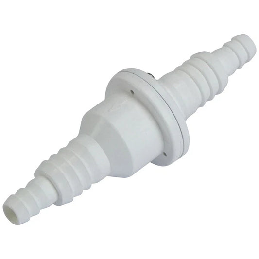 Non Return Valve Nylon for Caravan/Boat/RV, Suits 12mm & 20mm Hose