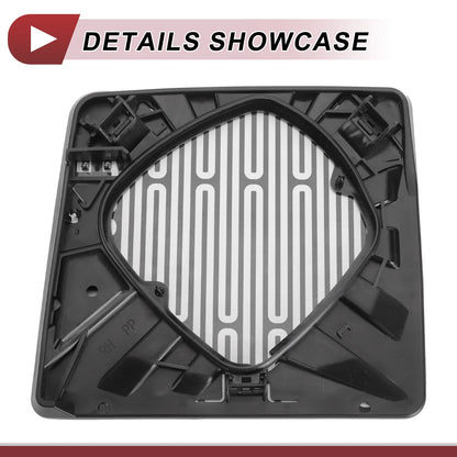 Heated Right Passenger Side Upper Tow Mirror Glass for Ford