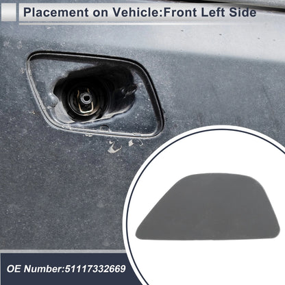 Bumper Headlight Washer Nozzle Cover for BMW 535i (Unpainted)