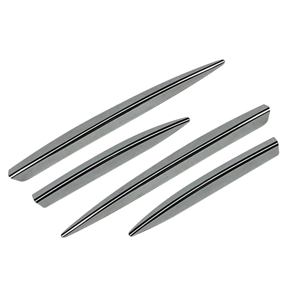 Fog Light Strips Grille Cover Trim Chrome for Mercedes Benz A Class (23-)