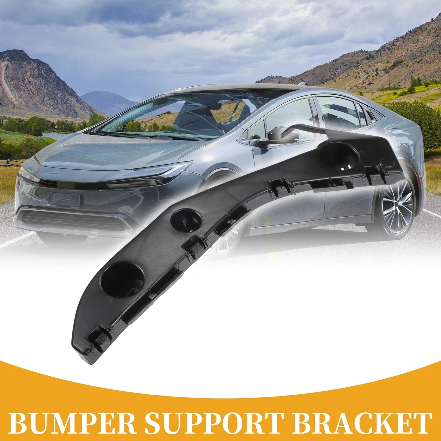 LH Side Front Bumper Support Bracket 1 Pc for Toyota Prius (2004–2009)