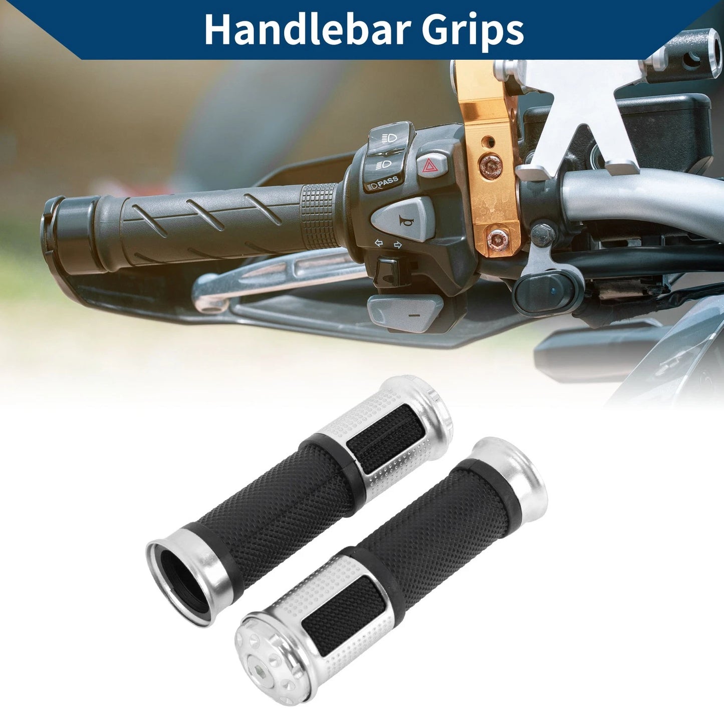Grips Cover / 23 x 25 mm / Motorcycle Hand Grips Cover for Motorcycle