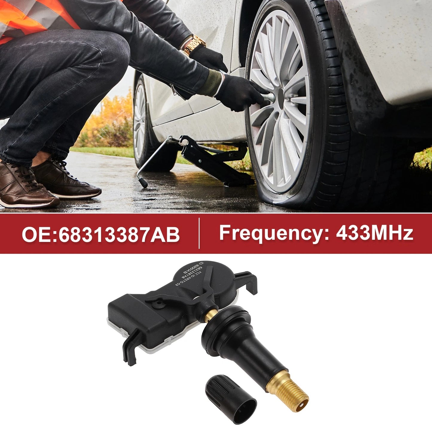 Tire Pressure Sensor TPMS for Jeep Grand Cherokee (2016 - 2019)