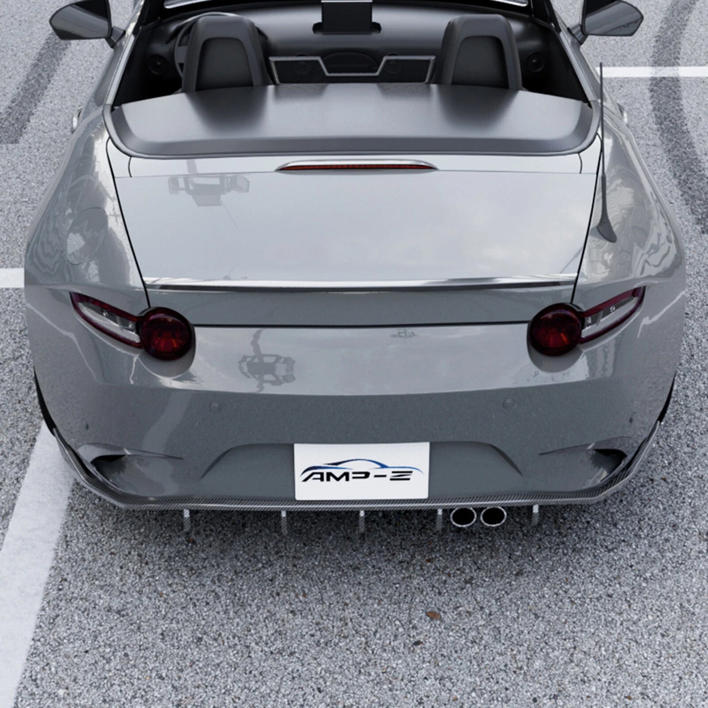 Rear Bumper Diffuser Lip Cover for Mazda MX-5 Miata ND (2016-2025)