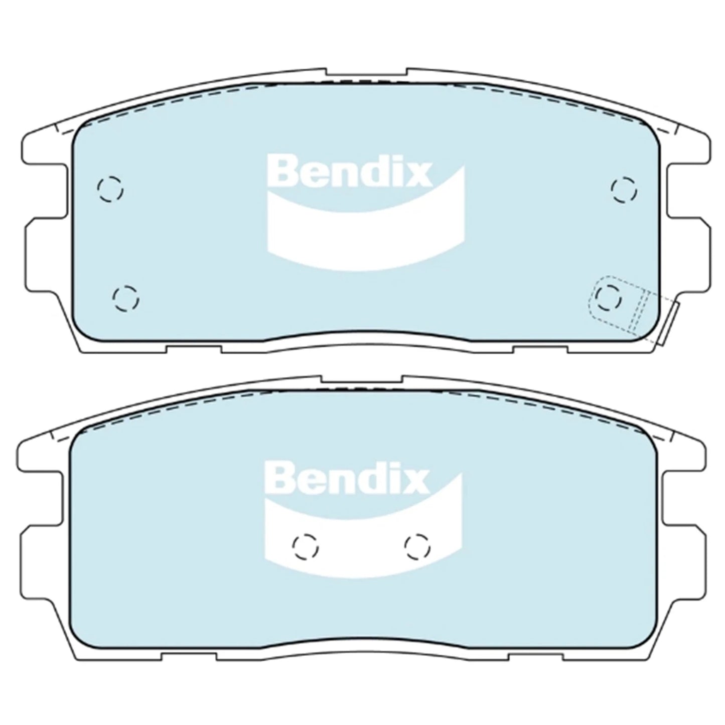 Rear 4WD Disc Brake Pad Set for BMW M5 E60 (2005-2008)