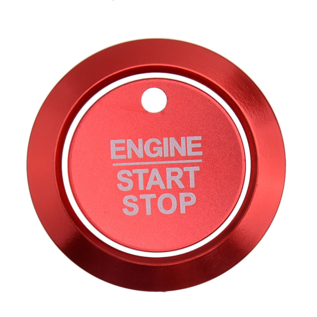 Red Engine Start Stop Ignition Switch Button Cover for Ford F150 (2017-2020)