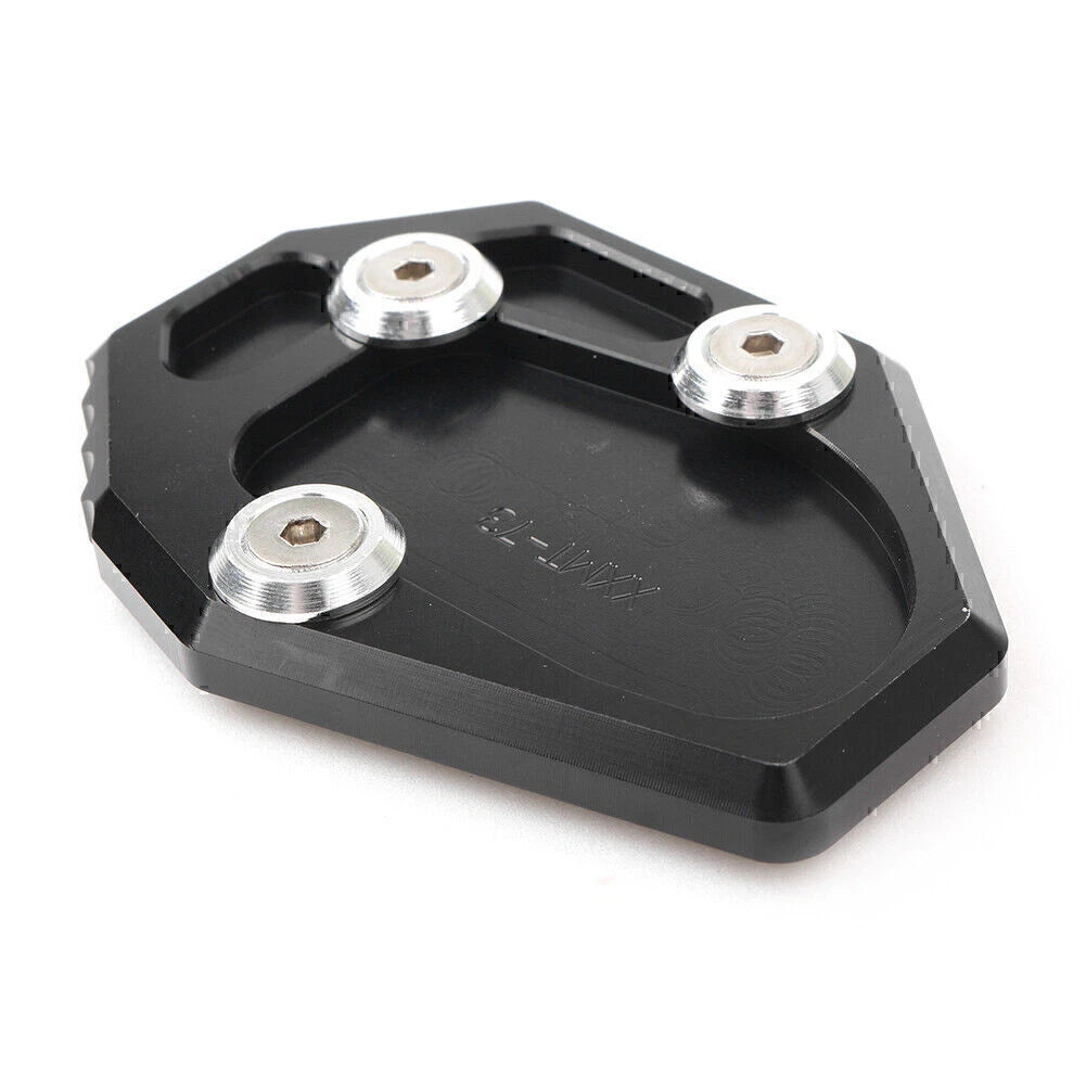 Sidestand Kickstand Extension Pad for Yamaha FZ6R (2009-2015) Black