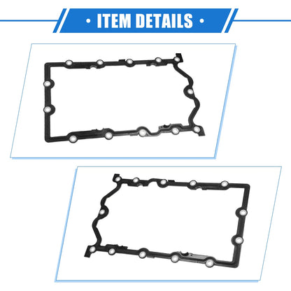 Oil Pan Gasket for Mini Cooper 1.6L 2004-2008 Rubber Black