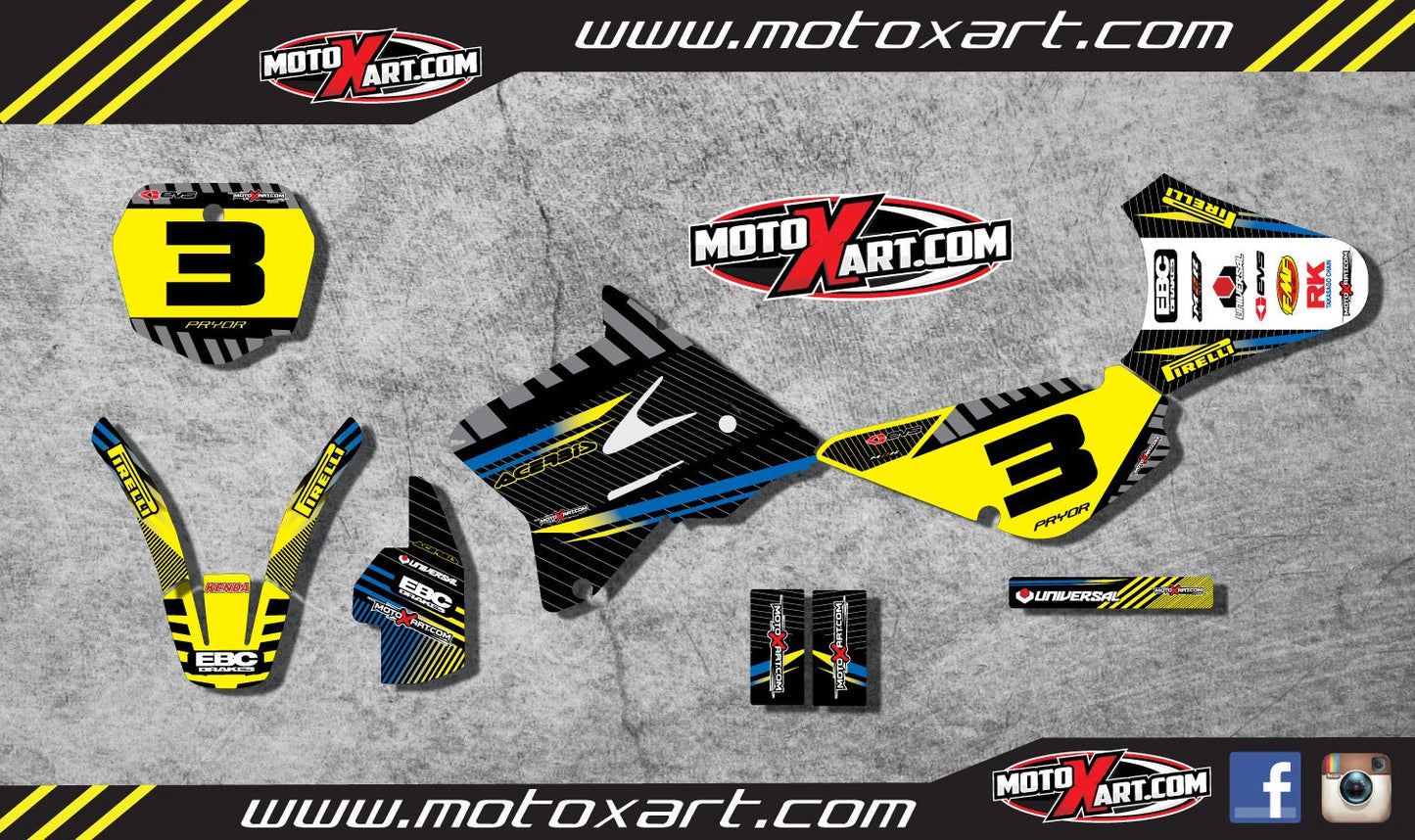 Custom Graphics for Suzuki RM 85 (2000-2016)