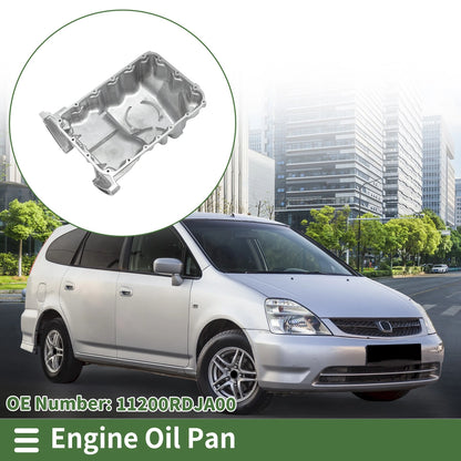 Engine Oil Pan for Honda Odyssey (2007) - Aluminum Silver Tone