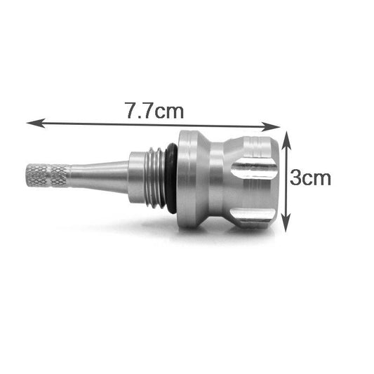 1x Oil Dipstick Filler Plug for YAMAHA XSR155 MT15 (2017-2023) Black Aluminum
