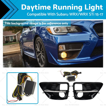 Front LED DRL Turn Light Fog Lamp for Subaru WRX/WRX STi (2015-2017)