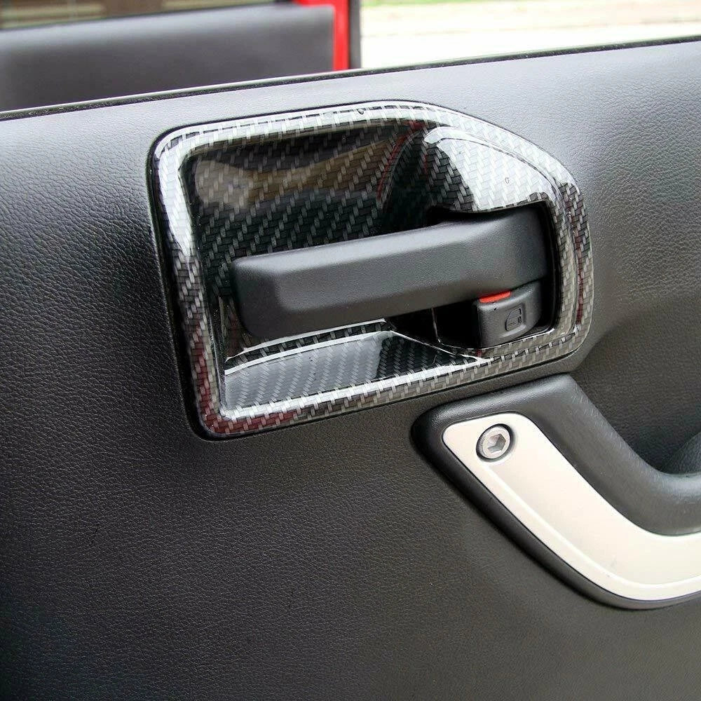 Interior Door Handle Bowl Cup Cover for Jeep Wrangler JK (2011-2017)