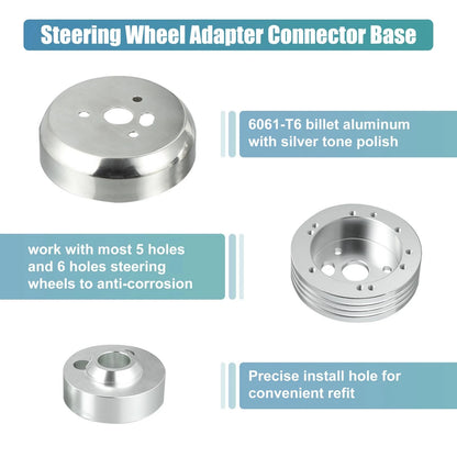 5 & 6 Hole Short Hub Adapter for Tilt Steering Wheel for GM Chevy