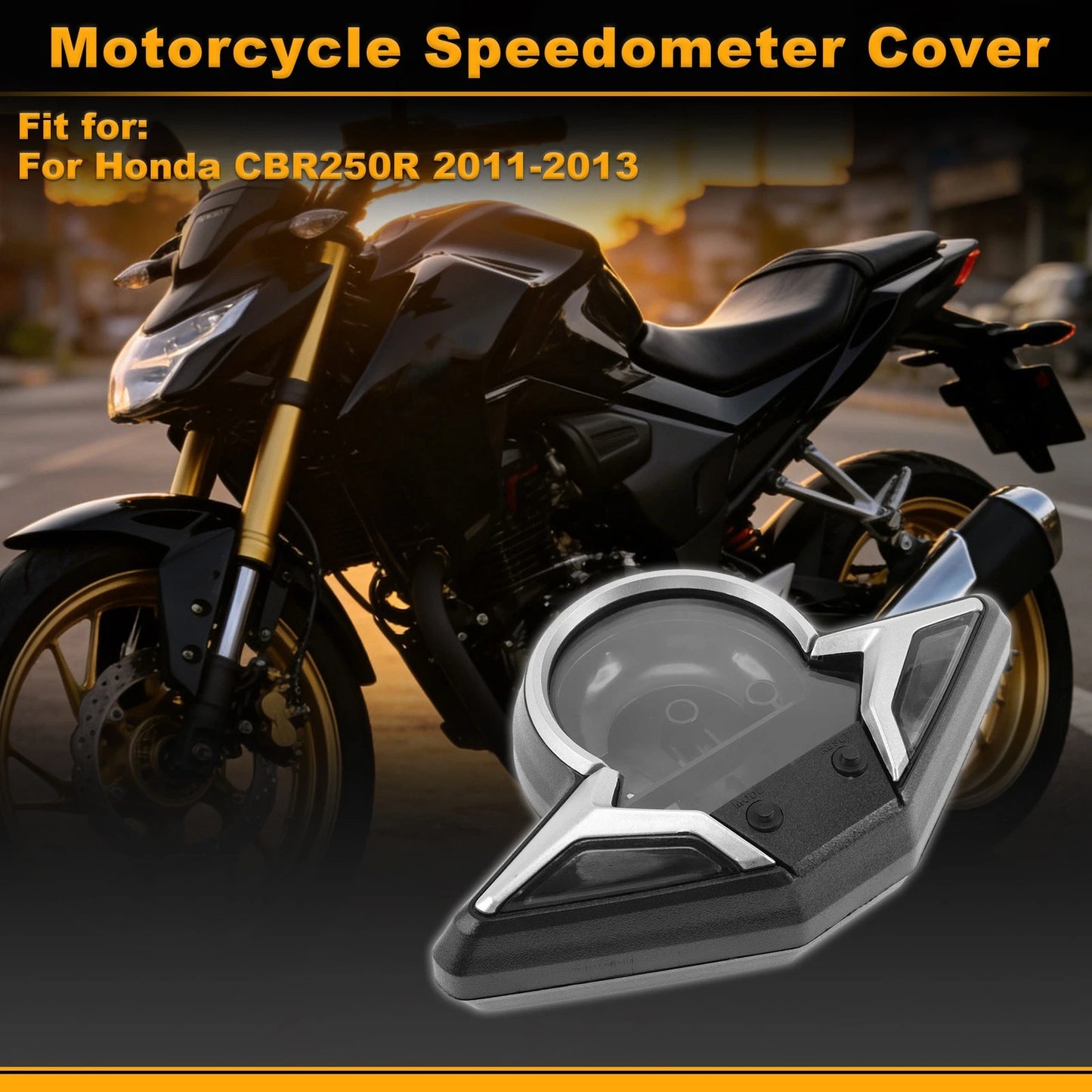 1Pc / Speedometer Gauge Cover for Honda CBR250R (2011–2013)